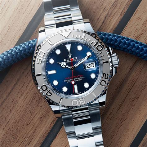 rolex yacht master two tone blue dial|Rolex 116622 vs 126622.